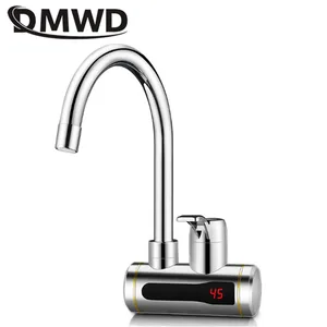 dmwd instant tankless electric hot water heater faucet kitchen instant heating tap water heater with led temperature display eu free global shipping