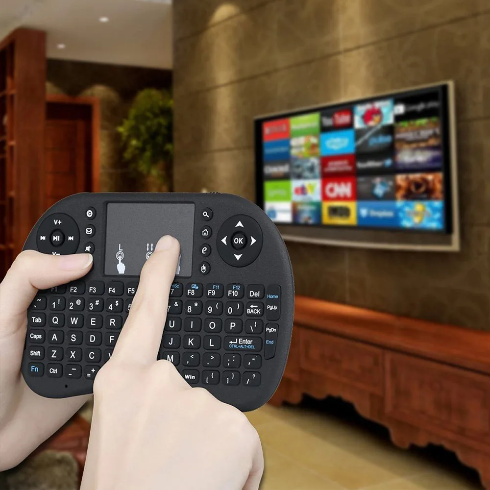 Беспроводная клавиатура I8 Mini 2 4 ГГц с сенсорной панелью и мышью для ПК Pad Xbox 360 Ps3