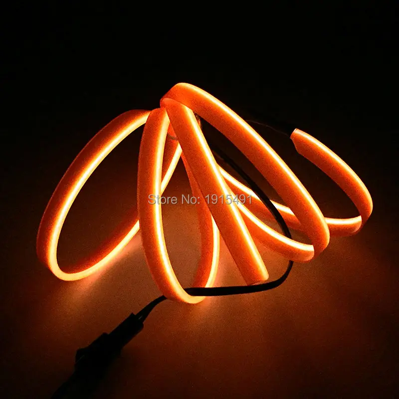 Дешево! 10 цветов на выбор 1 метр для стайлинга автомобиля EL Wire с юбкой трубчатая