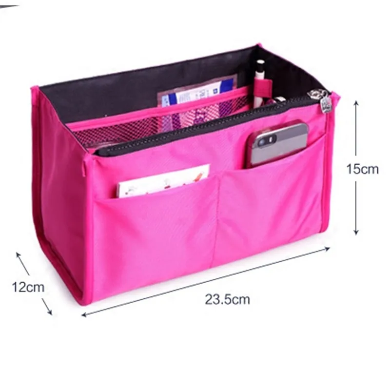 Сумка-Органайзер на молнии с двумя отделениями и 10 карманами разных размеров |