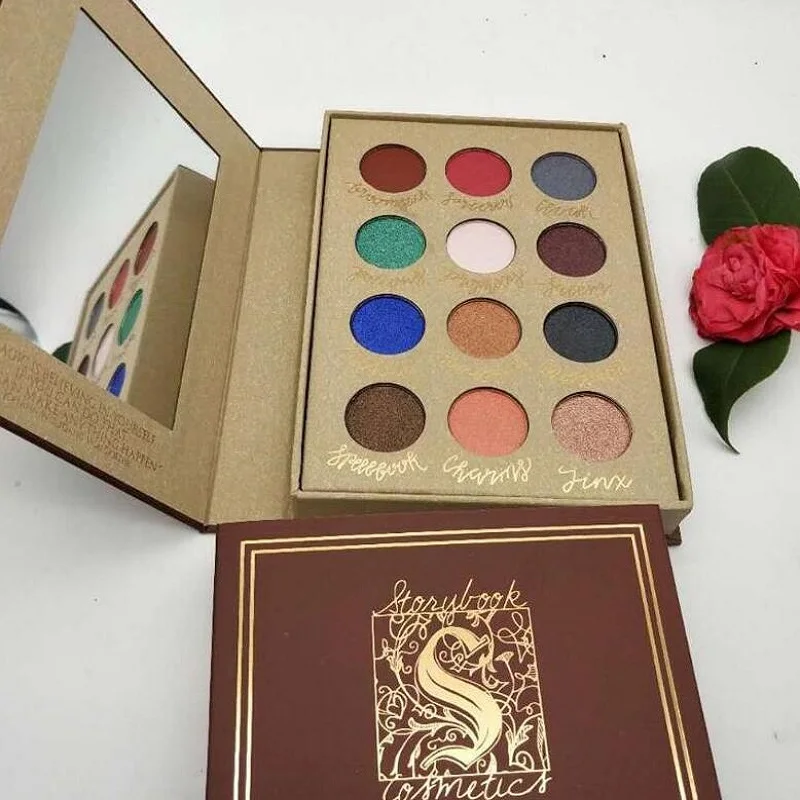 Storybook Cosmetics волшебство и колдовство тени для век Палитра 12 цветов означает что