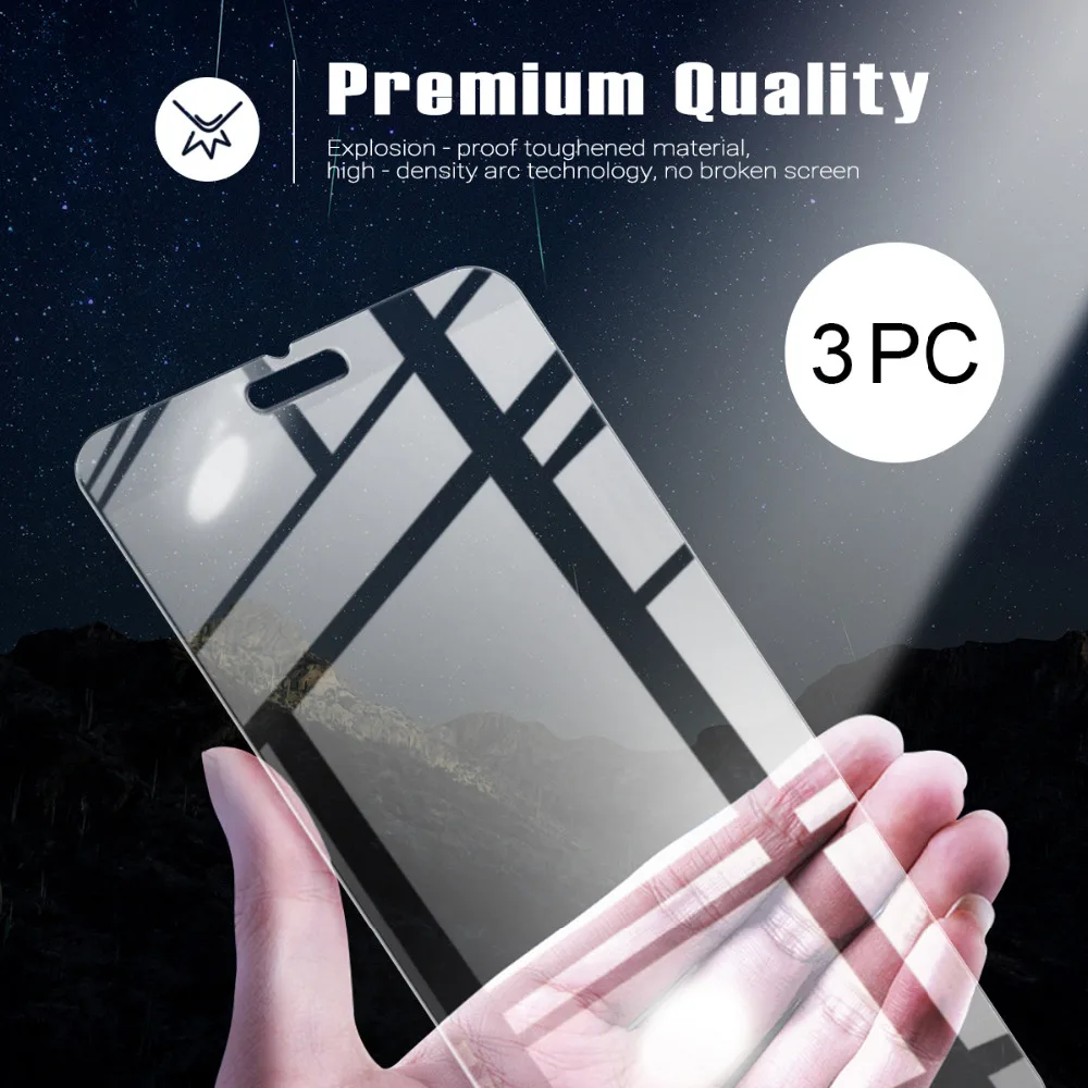GrandEver 3 шт Защита экрана для iPhone X XR Xs Max 6 6s 7 8 Plus 5 5S SE 9H жесткая стеклянная пленка HD