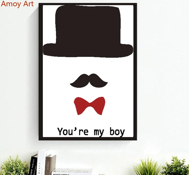 Картина на холсте YOU ARE MY BOY для детской комнаты|canvas painting|art print posterwall pictures |
