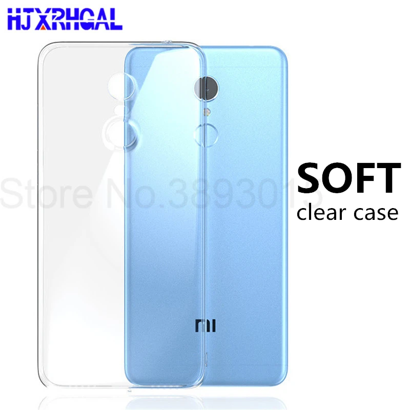 Ультратонкий прозрачный силиконовый чехол s для Xiaomi Redmi 5 Redmi 5 Plus, мягкий прозрачный ТПУ чехол для Redmi5 Redmi5plus, защитный чехол