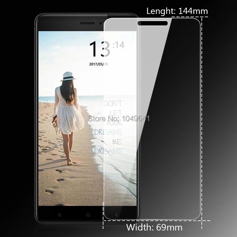 Закаленное стекло для Xiaomi Redmi Note 4X 32 ГБ/Redmi 4 глобальная версия 9H 2.5D