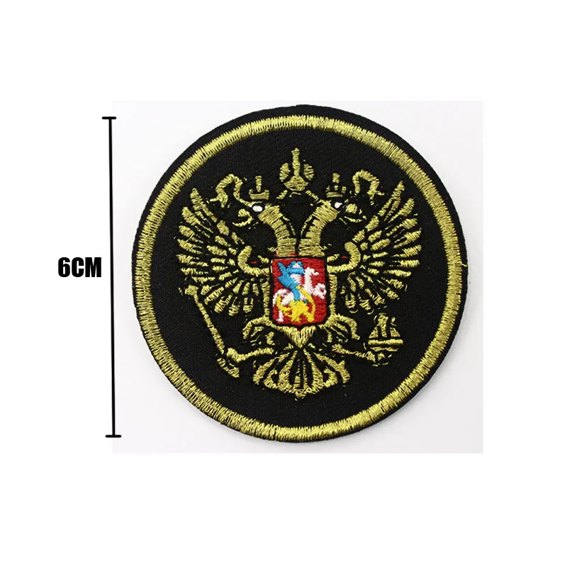 Пальто с орлом Российской Федерации нашивка изображением орла в русском стиле