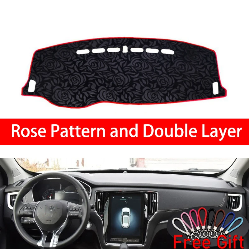 

Rose Pattern For ROEWE RX5 ERX5 2016 2017-2019 Dashboard Cover Car Stickers Car Decoration Car Accessories Interior Car Decals