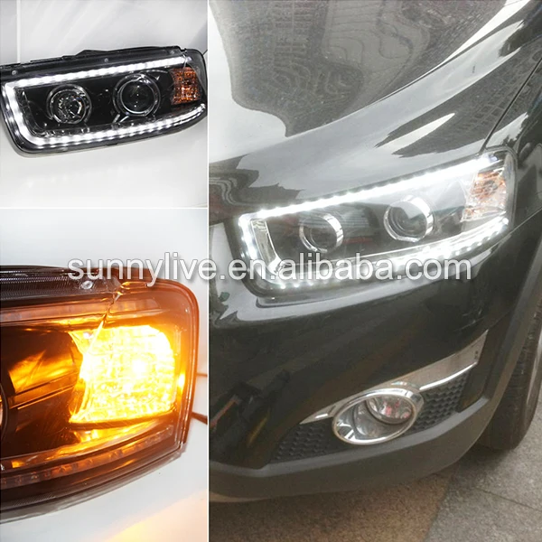 Для CHEVROLET Captiva светодиодный головной свет черный Корпус 2011 2015 года|housing camera|housing