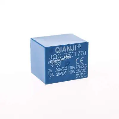 

10 шт. JQC-3F(T73) DC 9 V 9 V 5PIN 250VAC 28VDC Mini Power Relay SPDT