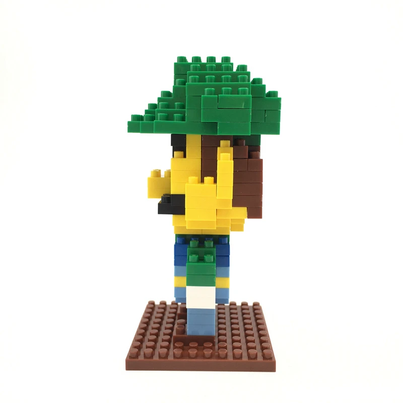 LNO фигурки Большой размер diy HC Супер Марио Йоши модели nanoblock микроконструктор