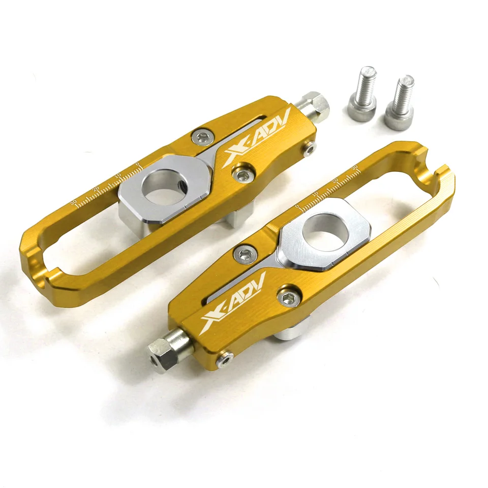 yellow X-ADV LOGO Для honda x adv 750 xadv X-ADV- регуляторы цепи натяжители CNC алюминий для honda Мотоцикл регулятор цепи - Цвет: yellow X-ADV LOGO