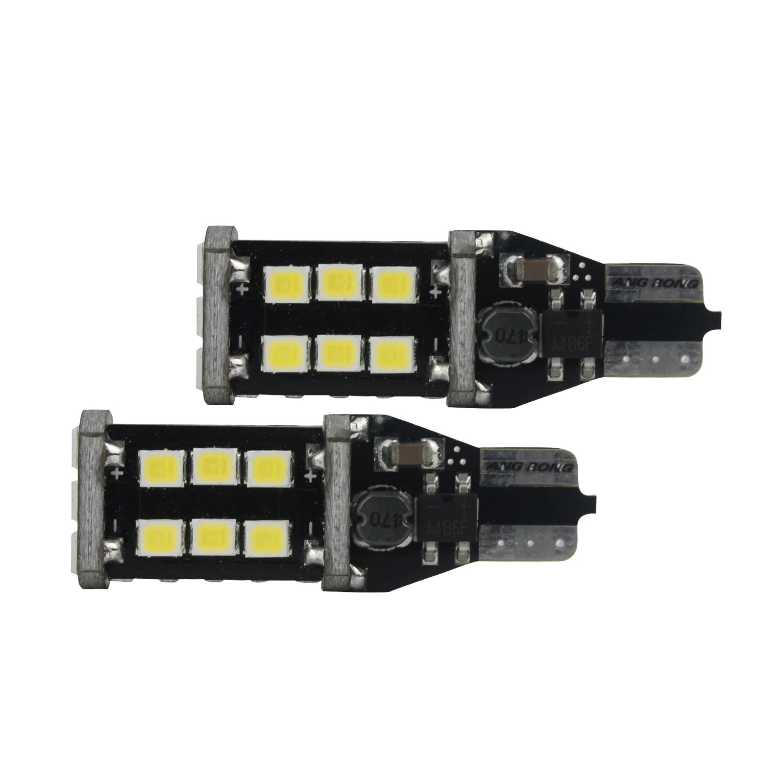 ANGRONG 2X 955 921 T15 168 W16W Светодиодная лампа 8 Вт бокосветильник индикатор задний