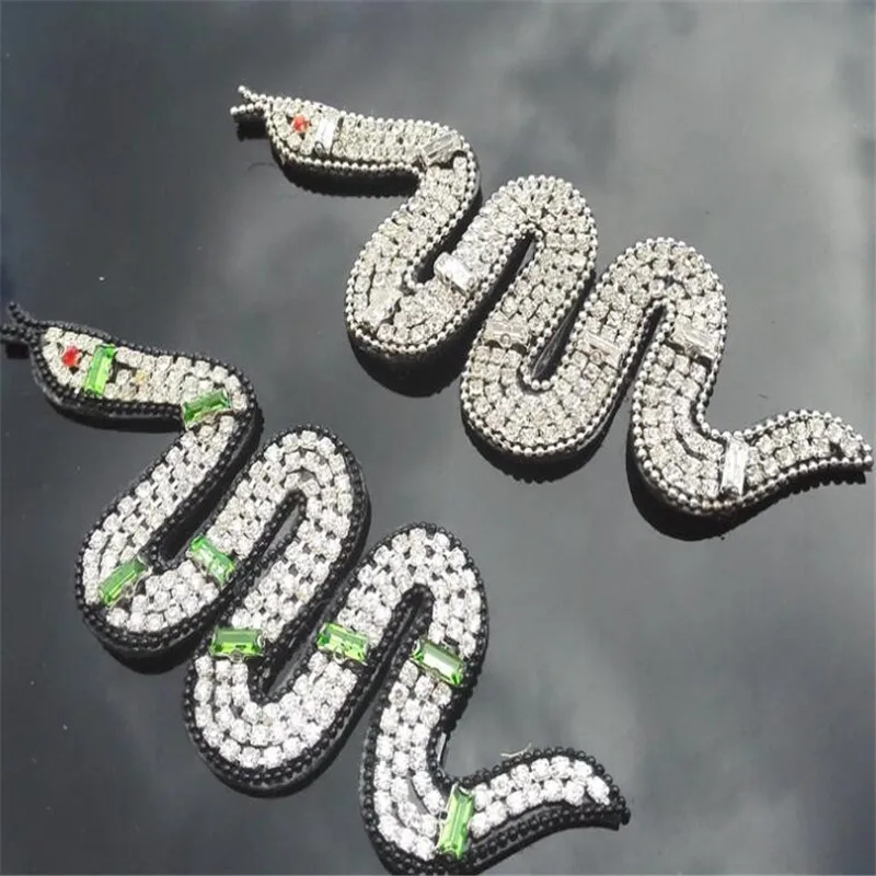 1 шт. новые наклейки Алмазная Змея патч одежда украшения блестки джинсы DIY