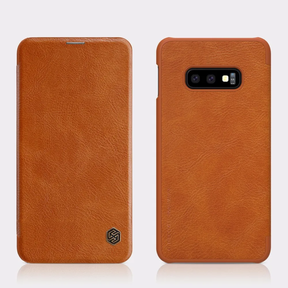 Кожаный чехол для samsung Galaxy S10e Nillkin QIN, защитный флип-чехол, чехол-бумажник для samsung Galaxy S10e