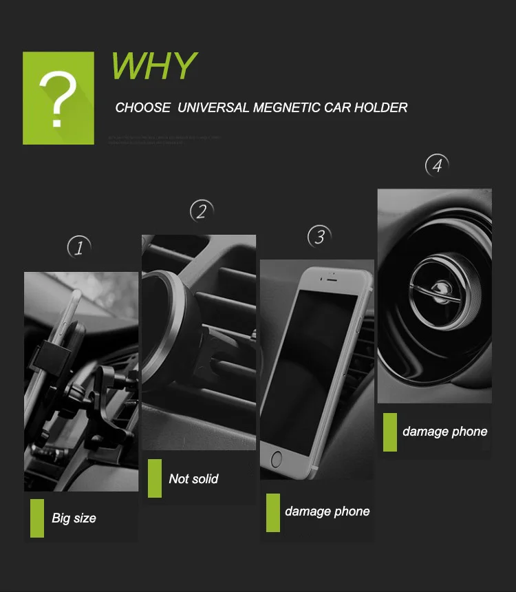 Новейший универсальный magnetic car phone holder магнитный держатель автомобильный держатель для телефона в машину, светящаяся подставка для телефона iPhone X XR samsung s10, автомобильный держатель Megnetic