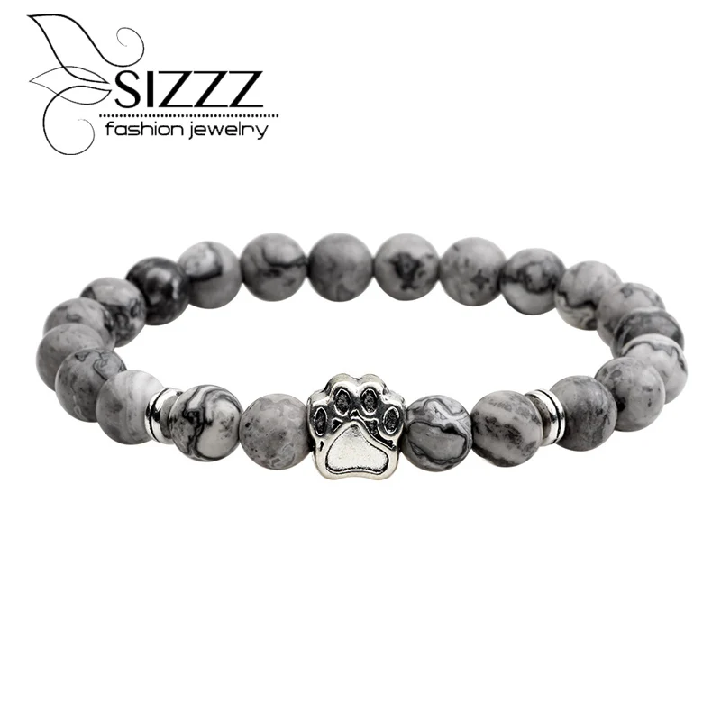 Женский браслет с бусинами SIZZZ из натурального камня 8 мм диаметр см|bead bracelet|bracelet