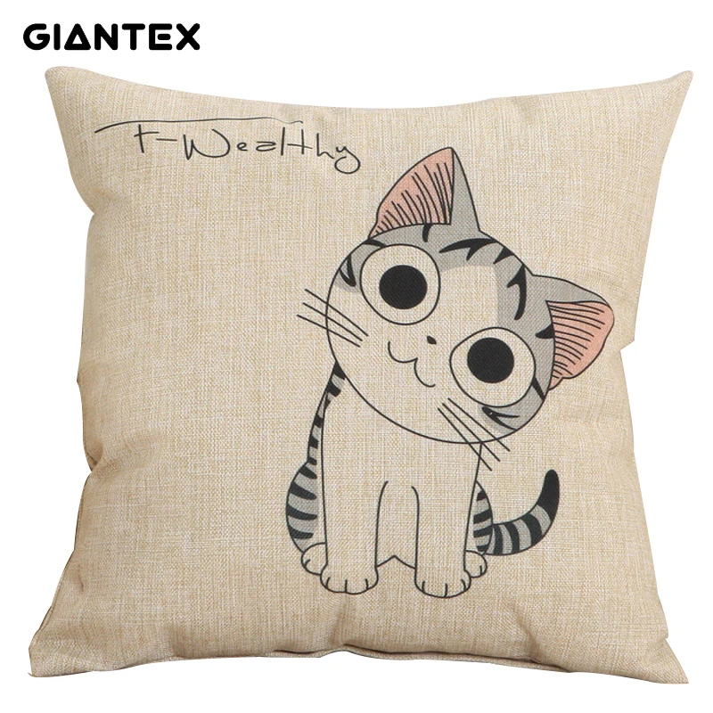 Льняная Наволочка декоративная наволочка 45x45 см cojines decorativos para sofa housse de coussin