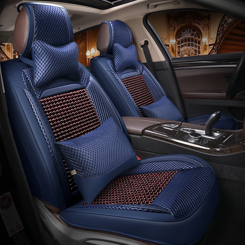 

Natural wooden beads car seat cover massage cushion luxury For Toyota Camry 40 RAV4 Verso FJ Land Cruiser LC 200 Prado 150 120,C