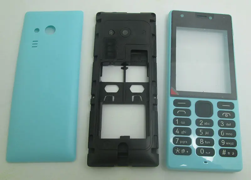 Корпус Крышка батарейного отсека чехол клавиатура для Nokia Asha 216 216DS RM 1187 сменный