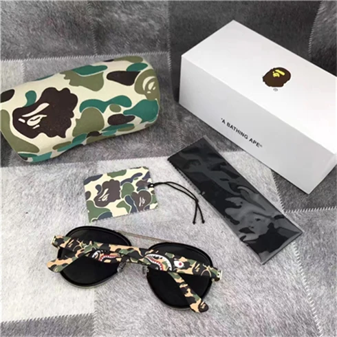 ЯПОНИЯ BAPE Солнцезащитные очки Зеркало Антибликовое UV400 Открытый Спорт Вождения