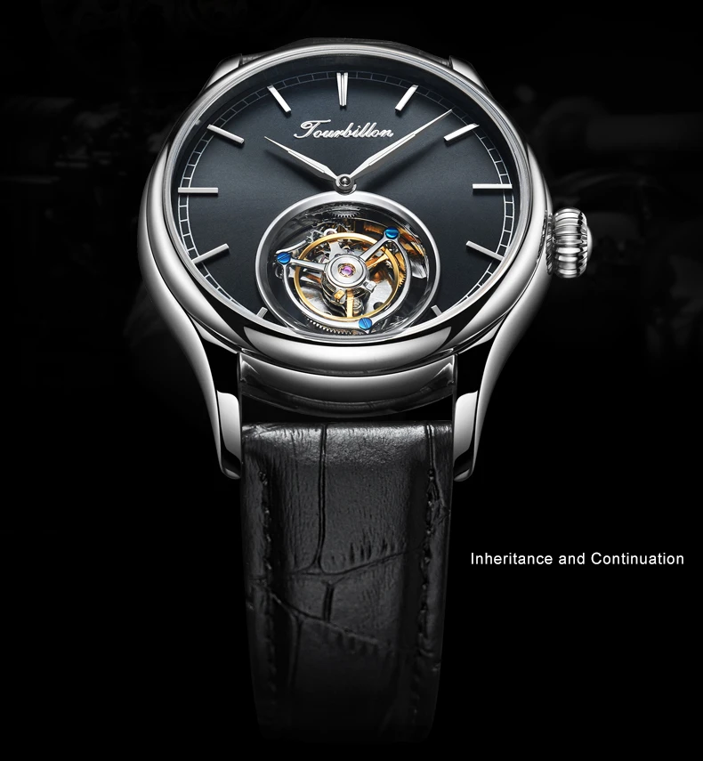 Tourbillon механические часы мужские Лидирующий бренд часы сапфировые зеркальные оригинальные ручные обмотки полые Движение Мужские t классические часы Saat
