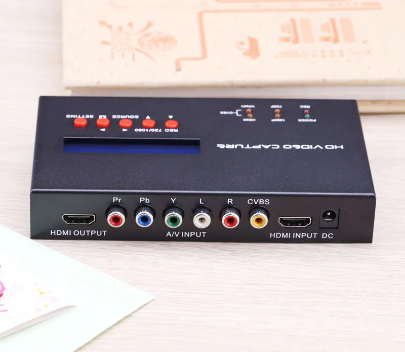 Ezcap 283S HD видео Захват коробка HDMI CVBS AV игра видео запись для PS3 PS4 xbox tv STB медицинский уход прямая трансляция