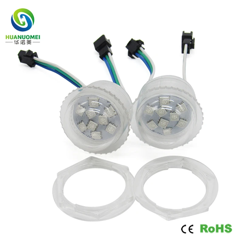 35mm 9LEDs UCS1903 Pixel RGB LED Module Light Digital 5050 SMD Bulb DIY Addressable Solar Source Lamp Advertising Lightbox 12V | Освещение