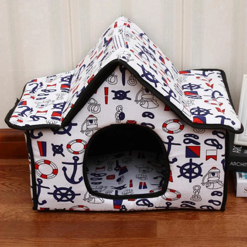 2017 модный креативный тканевый спонж милый мягкий домик на крышу для кошек собак