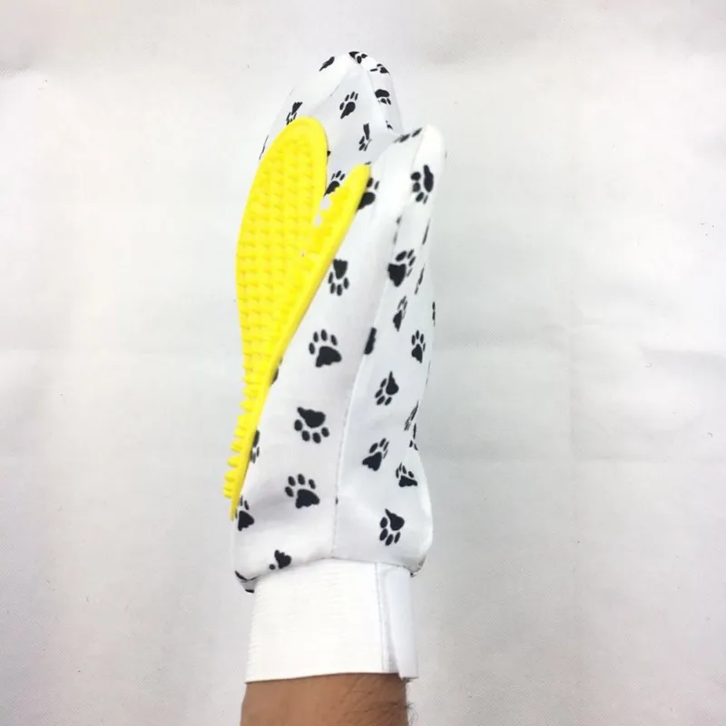 Dog Claw Print Grooming Gloves Pet Cat Hair Cleaning Dogs Comb | Дом и сад