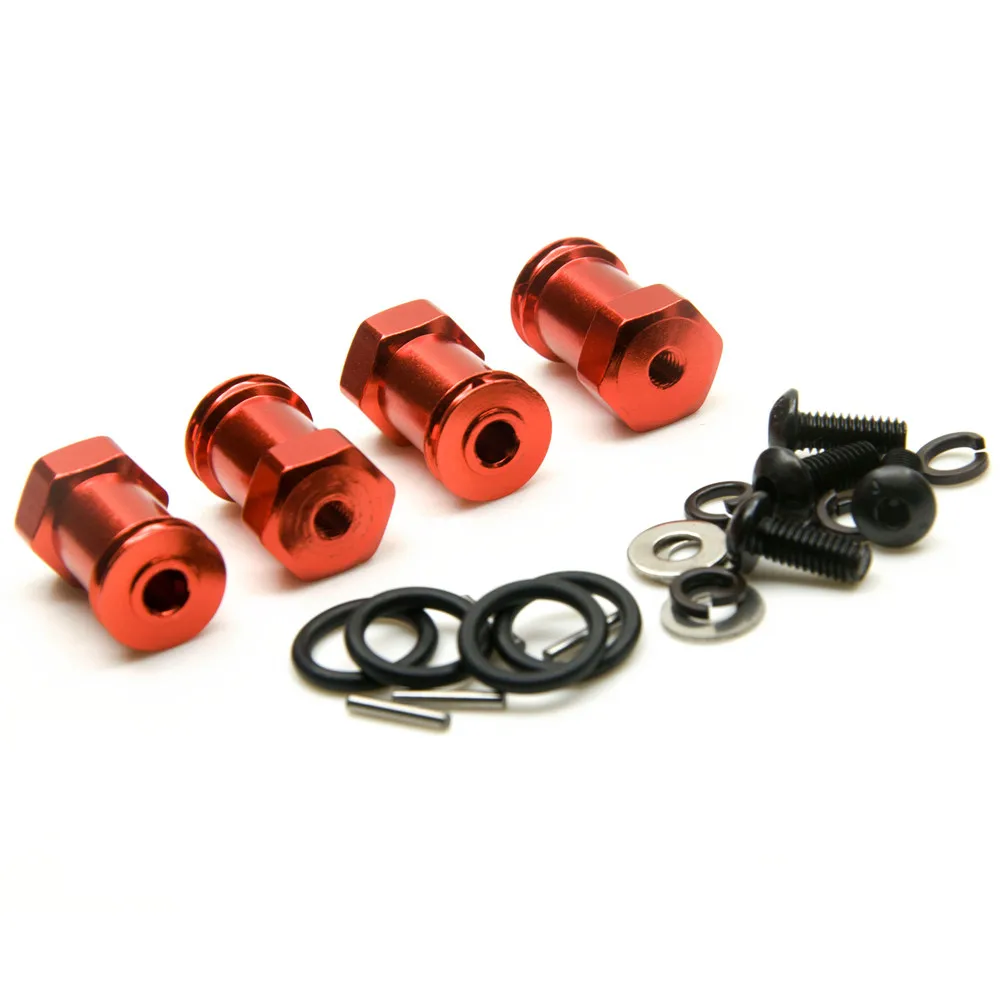 1 компл. 1/10 RC Rock Crawler усовершенствованная длина Алюминиевый 20 мм сплав Hub HEX 12 SCX10 D90 |