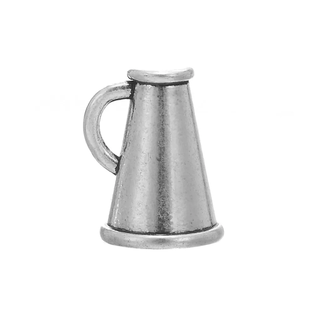 

Sporty 3D Speaker Antique Silver Plated Charm