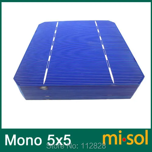 

40pcs/lot of Mono Solar Cell 5x5 2.8w, GRADE A, monocrystalline cell, DIY solar