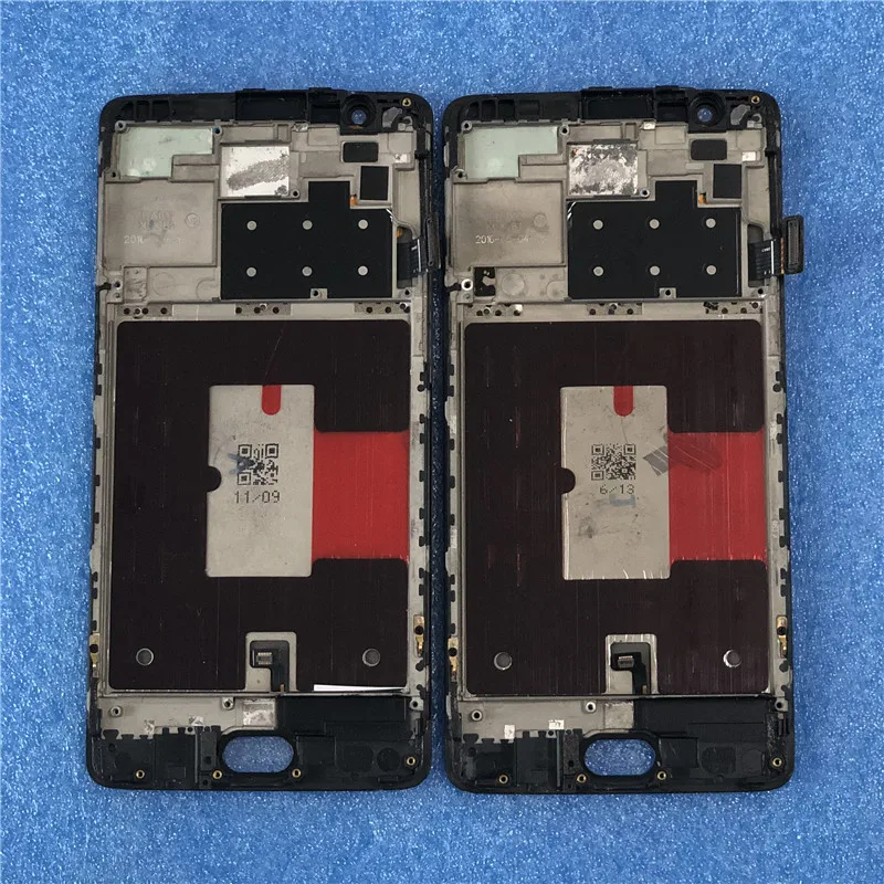 Original Axisinternational For Oneplus 3T A3010 Super Amoled LCD Screen DisplayWith Frame+Touch Digitizer For OnePlus 3T Display