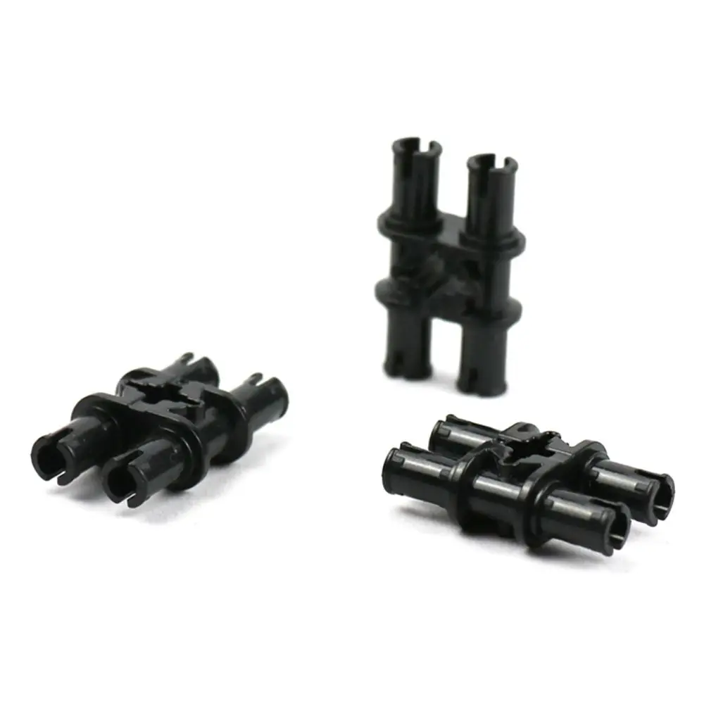 Технический штифт с двойным отверстием оси MOC строительные блоки кирпичи модель