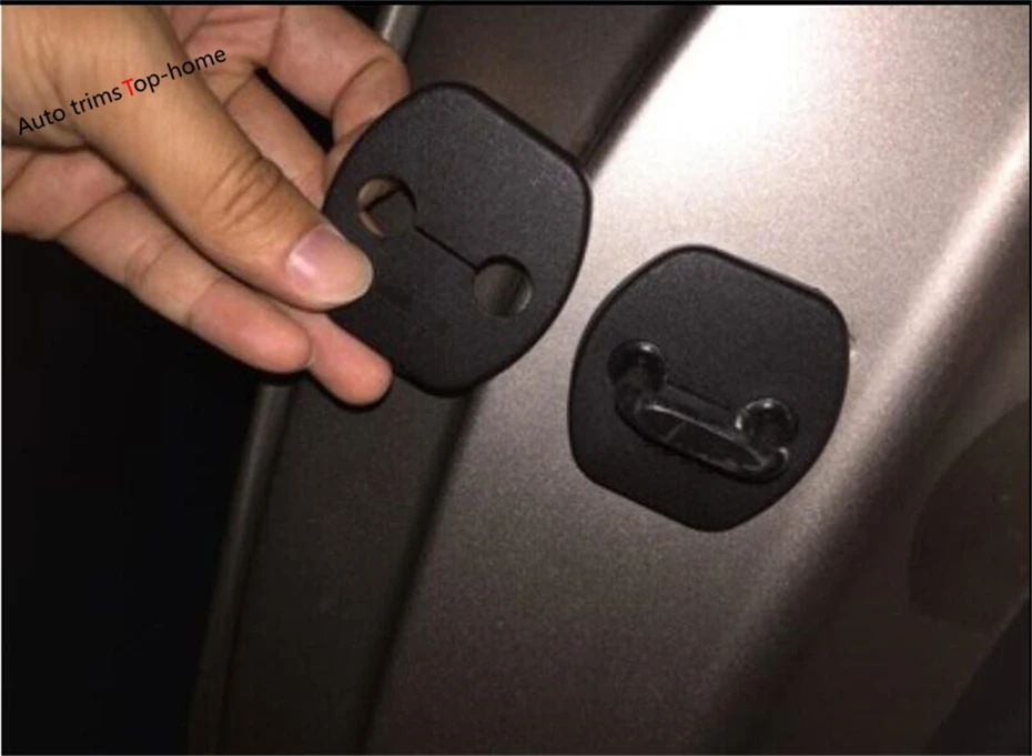 

Yimaautotrims Accessories Fit For Nissan Teana / Altima / Sentra 2014 - 2020 Car Door Lock Buckle Plastic Protective Cover Kit