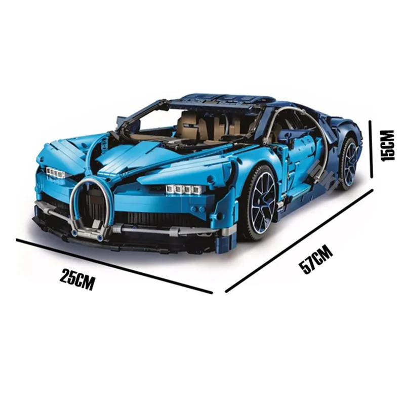 Bugatti Chiron комплекты гоночных автомобилей 4031 шт. совместимы со строительными блоками серии Technic модели кирпичных игрушек для детей