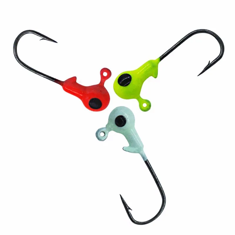 Дешевые!!! 30 штук 3 цвета Ледовая рыбалка приманки Jig Lead Hooks Leurre Peche Isca Artificial Para Pesca Souple Feeder Fishing Bait on.