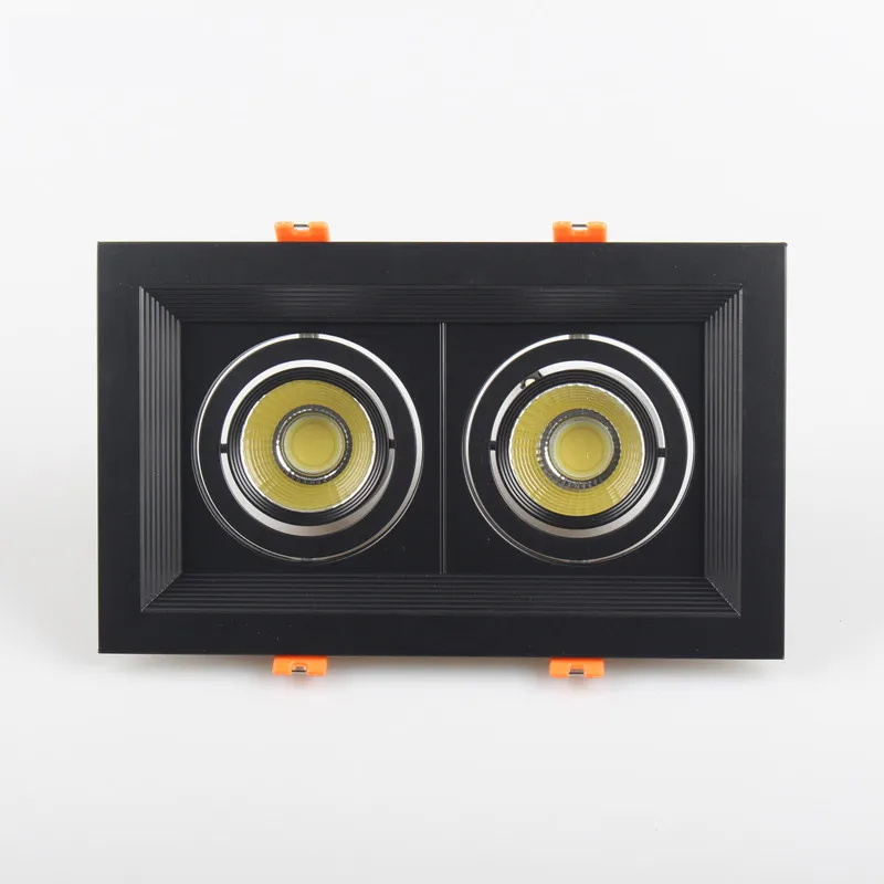 Квадратный встраиваемый cветодиодный светильник downlight удара светодиодный