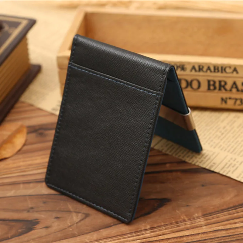 Мужской кошелек высокого качества кредитный рандомный зажим для денег черные