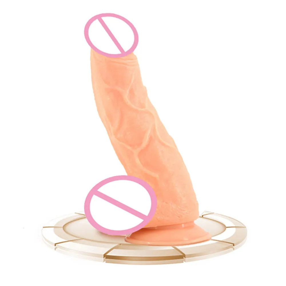 Супер огромный и мягкий присоска реалистичный Глан пенис секс-Клиренс вставка