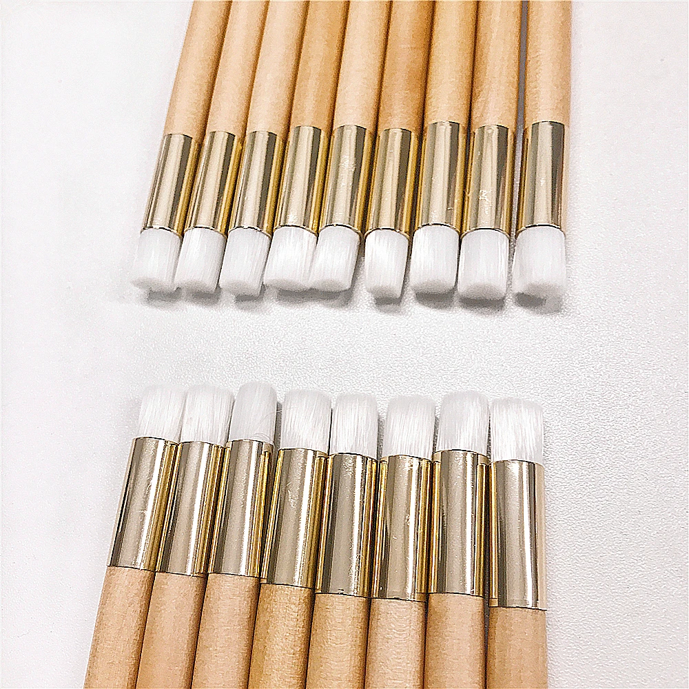 Черноголовая щетка для чистки ресниц нос кисти с деревянными ручками шампунь