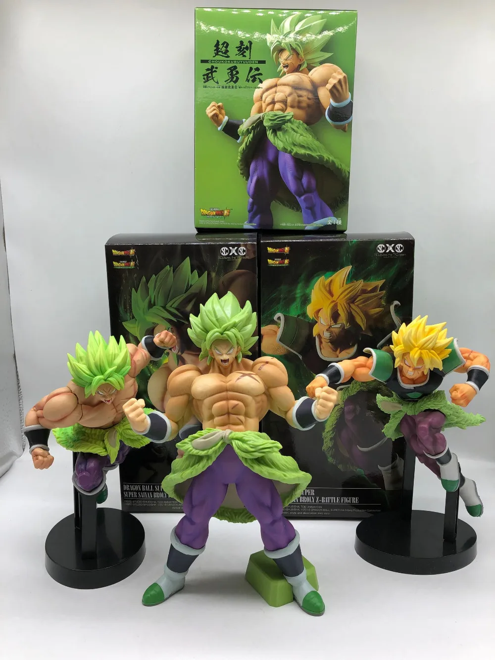 Японское аниме Dragon Super Saiyan BROLY Fullpower Z BATTLE фигурка Статуэтка из ПВХ Коллекционная