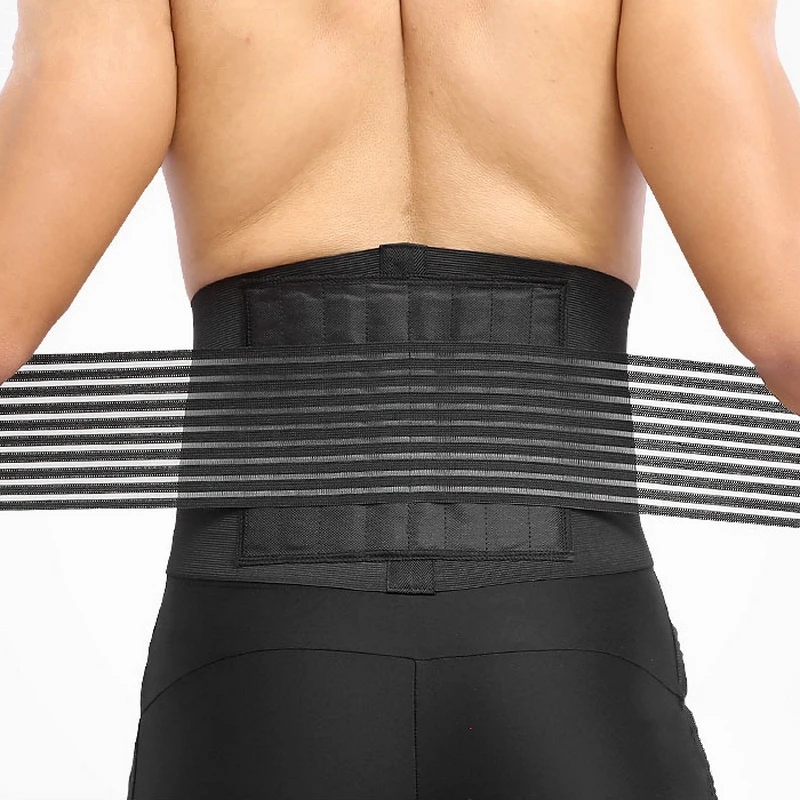 Регулируемая поясничная опора для фитнеса боль в талии пружины травм спины