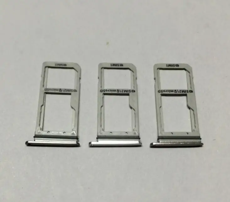 Gzm-части черный/Золотой/Серебряный sim-карты лоток Слот держатель для samsung Galaxy S7 edge G935 G935F G935A один/двойной высокое качество
