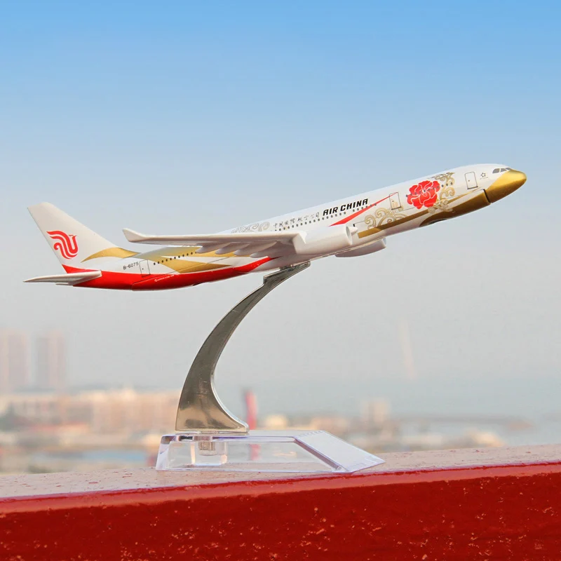 16 см Diecast металлические Air China A330 авиакомпаний модель самолета Airbus 330 Airways Модель