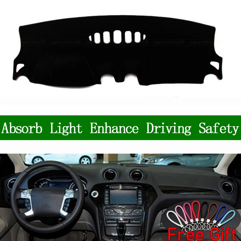 Противоскользящий коврик для приборной панели Ford mondeo 2007 2008 2009-2012 автомобильные
