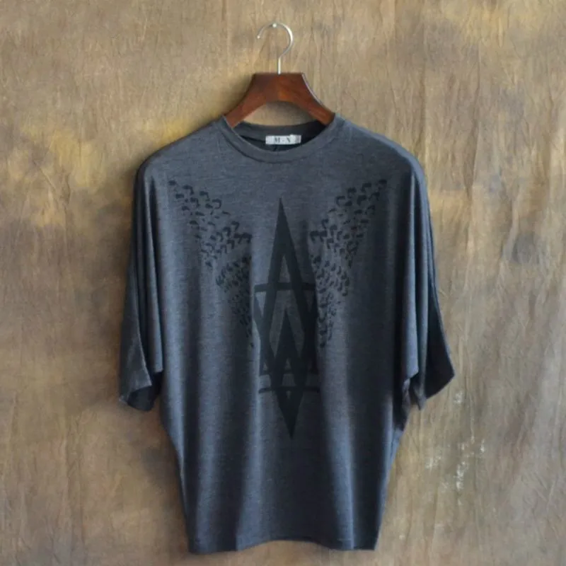 2017 Новый Летний стиль большой размер свободная футболка с рукавом летучая мышь