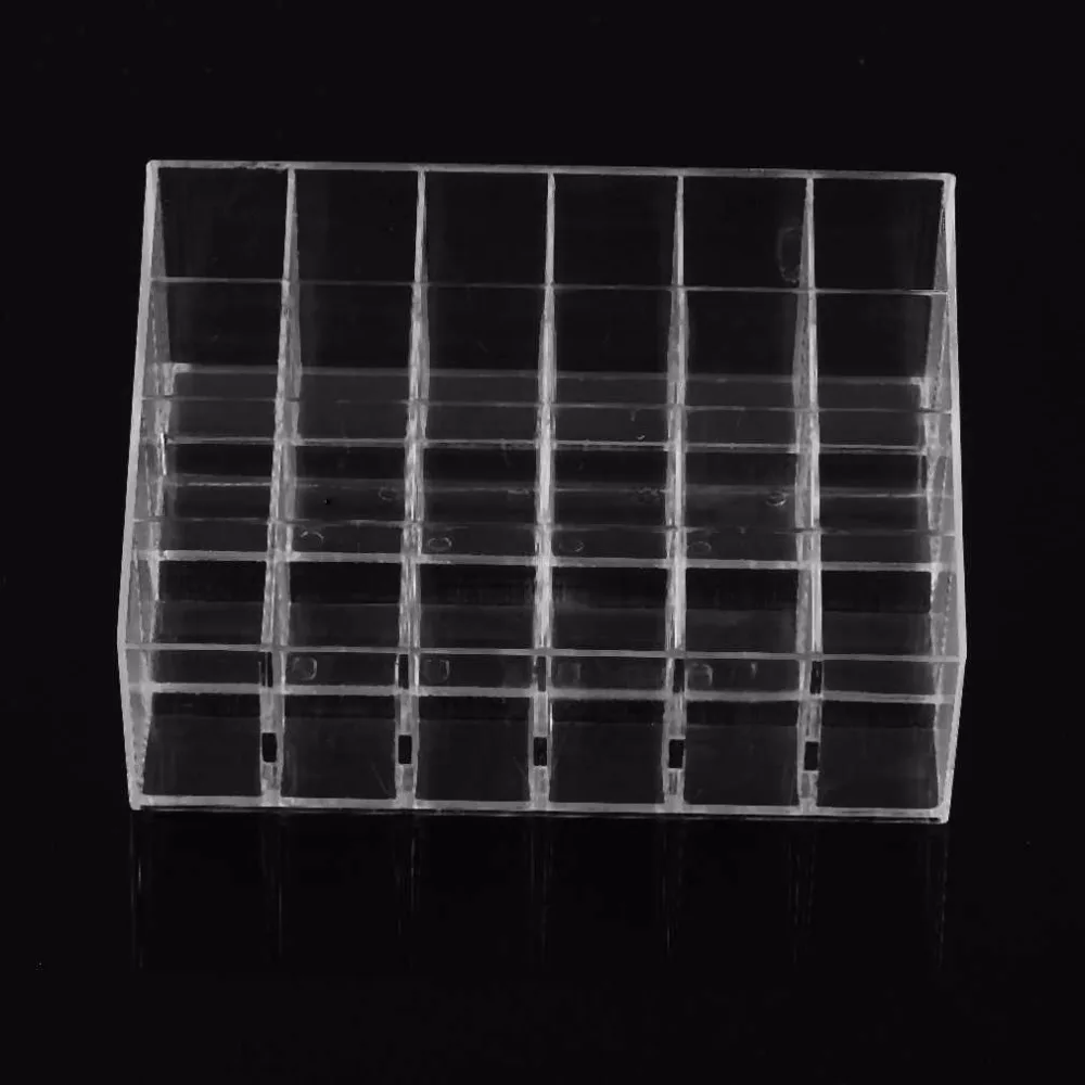Прозрачный акриловый Органайзер для косметики 24 стойки | Дом и сад