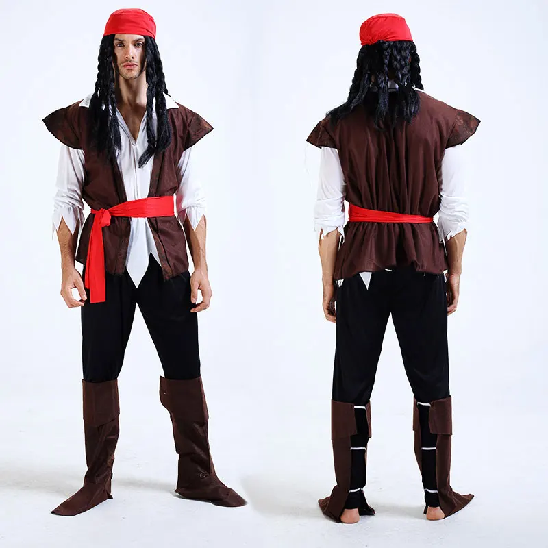 Хэллоуин семейный косплей костюм Пираты Капитан для родителей сценический