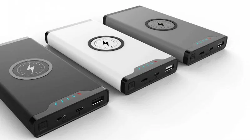 Qi Беспроводное зарядное устройство 10000 мАч портативное USB зарядное устройство Беспроводная зарядная панель для iPhone X 8 Plus samsung Note 8 S8 power Bank